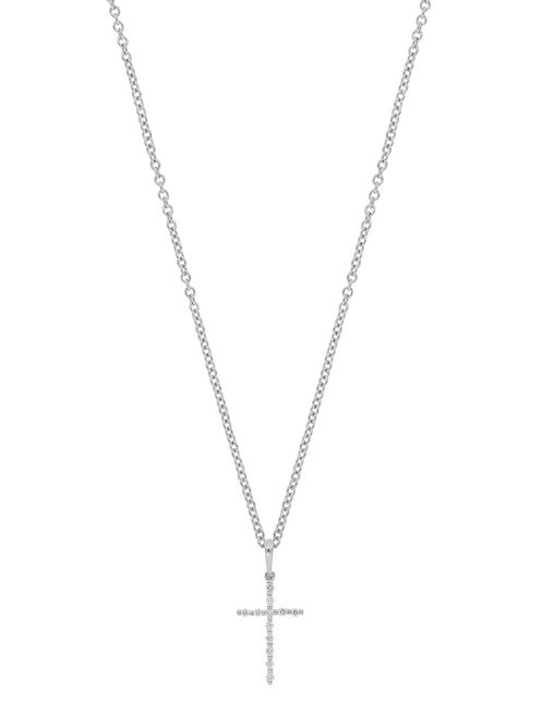 Collar de cruz de oro 18 K 1
