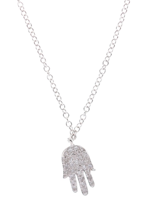 Collar de mano de oro blanco 14 K 1