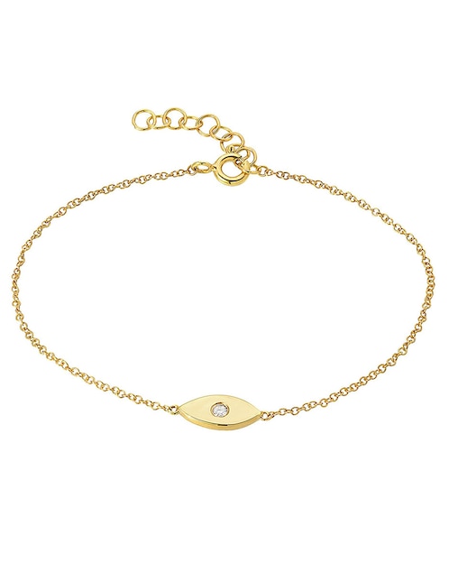 Pulsera de oro 14 K con acabado pulido 1