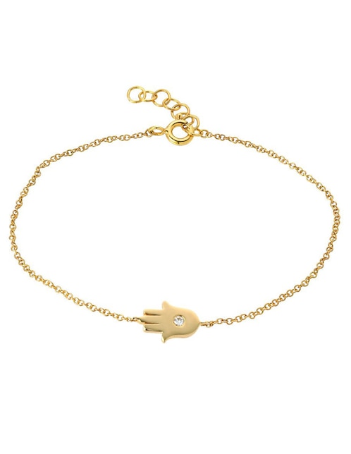 Pulsera de oro 14 K con acabado pulido 1