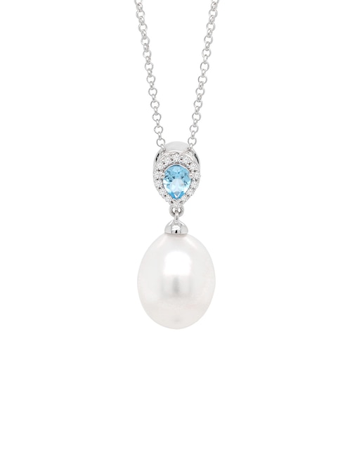 Dije de gota de oro 14 K diamante 1