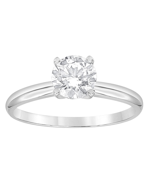 Anillo de compromiso de oro 14 K Ayla diamante de laboratorio