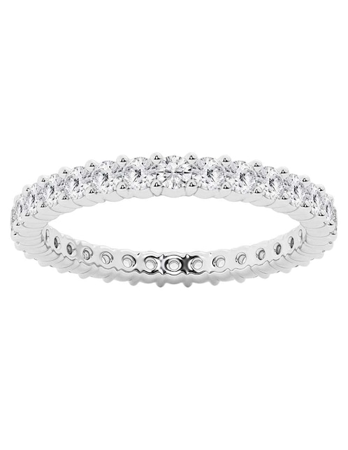 Anillo de compromiso de oro blanco 14 k 1