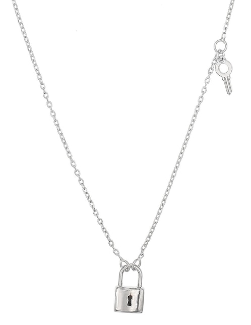 Collar de candado de plata P 925 1