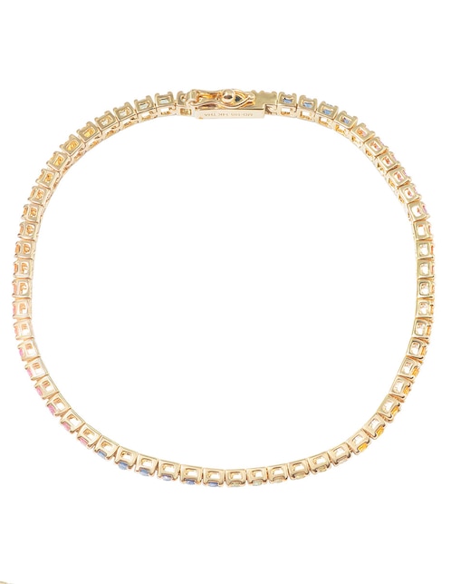 Brazalete Riccardo Orsato de oro 14 K con acabado pavé