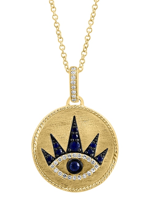Collar de ojo Royal de oro 14 K 1