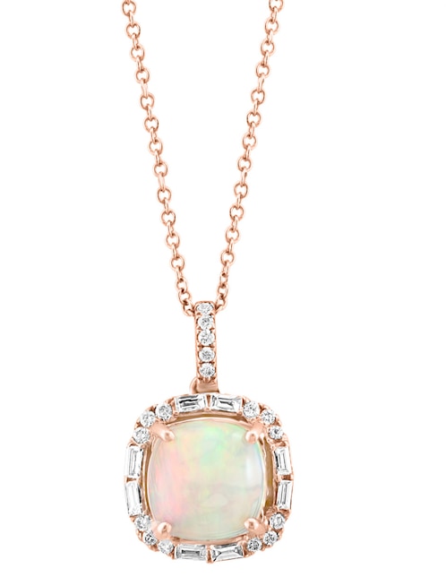 Collar cuadrado Aurora de oro 14 K 1