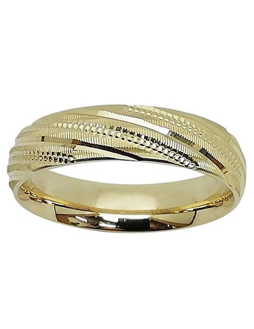 Argolla de oro 14 k Luxury 1
