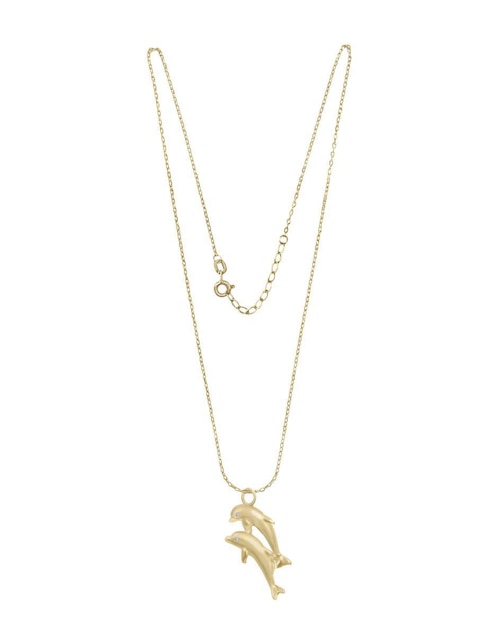 Colgante Y Dije de delfín Fianelli de oro 14 K diamante