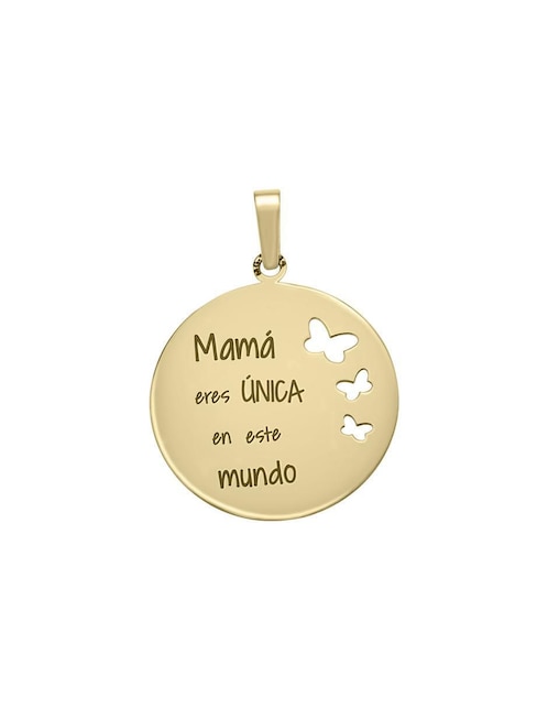 Dije redondo Fianelli mamá de oro 14 K