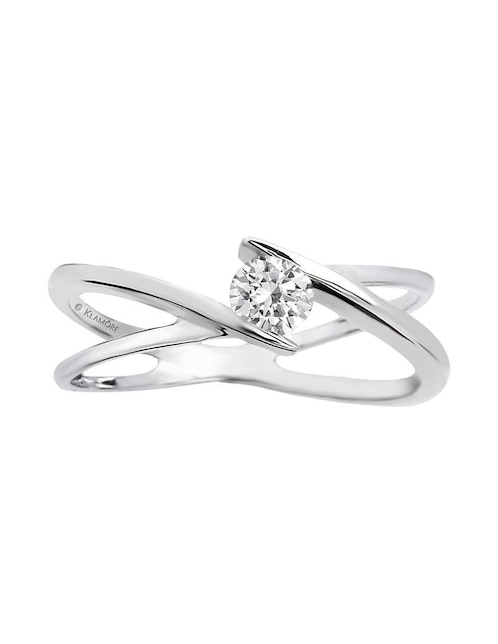 Solitario de oro 14 k Rosen diamante 1