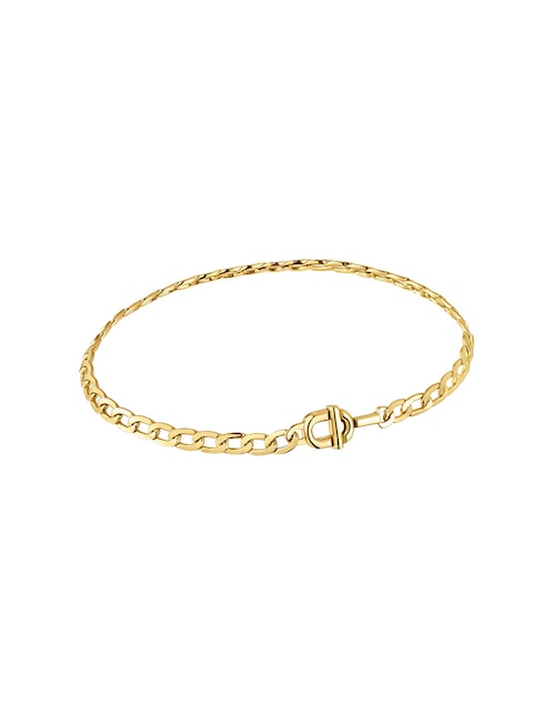 Pulsera TOUS de plata Manifesto con acabado baño de oro