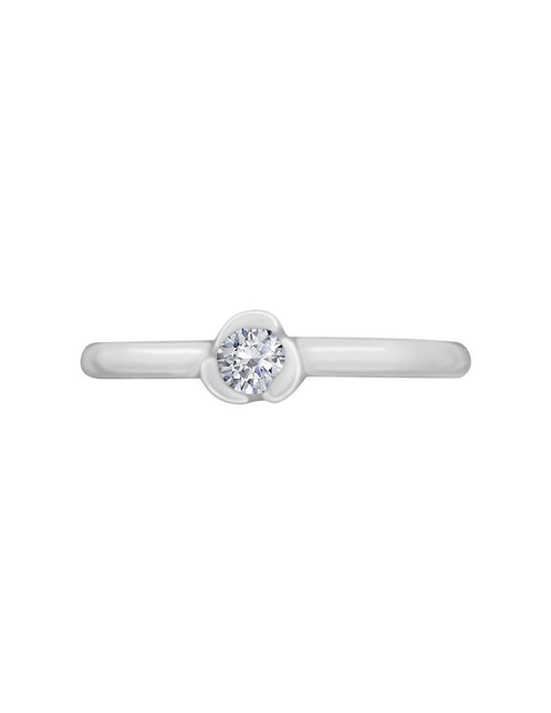 Solitario de oro 14 k Imperial diamante 1