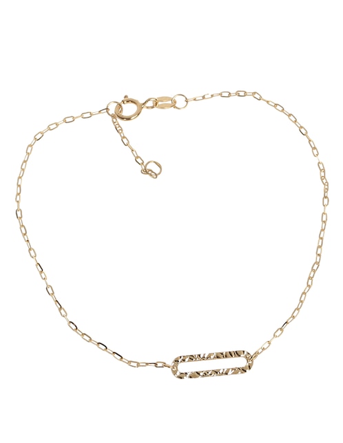 Pulsera de oro 14 K con acabado brillante 1