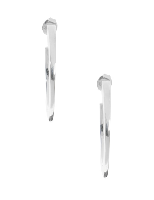 Arracadas de plata P 925 con acabado brillante 1