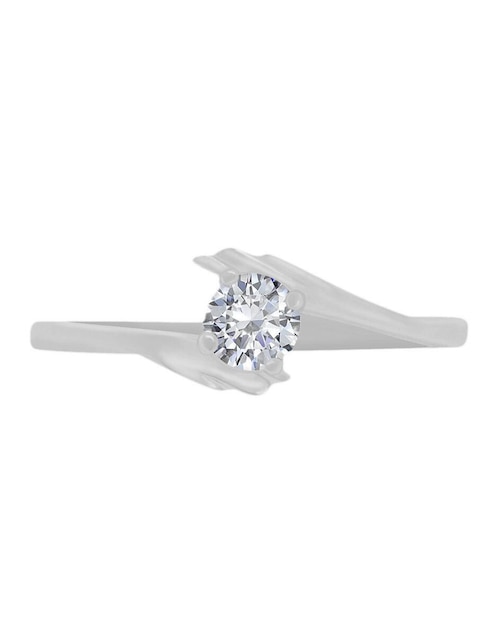 Solitario de oro 14 k Carel diamante 1