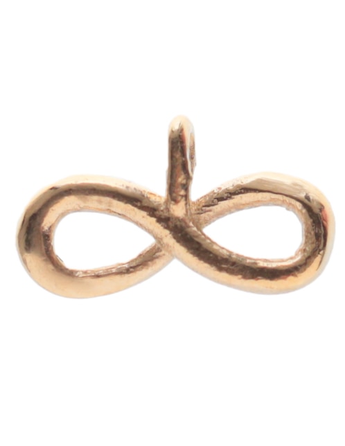 Charm de infinito de oro 14 K 1