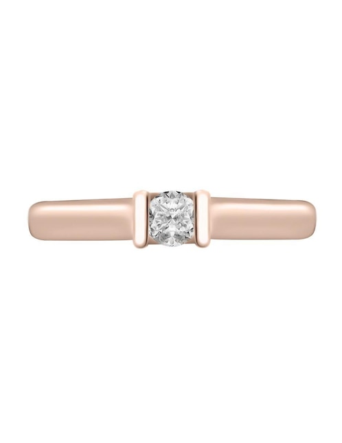 Solitario de oro 14 k Purezza diamante 1