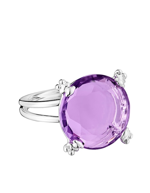 Anillo Tous Color Pills P 925 de plata amatista brillante