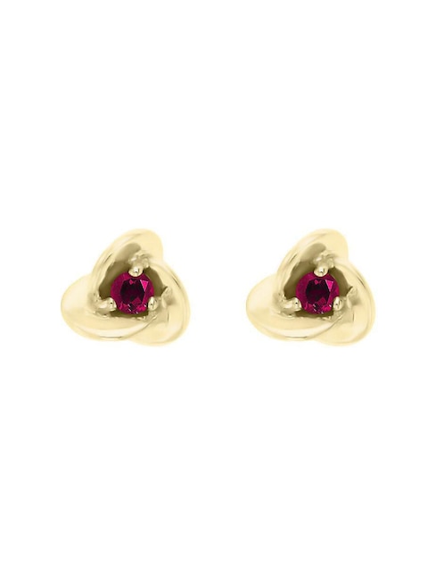 Corto "de (si aplica)" flor sin licencia fascinare kamill "de" oro 14 k rubí
