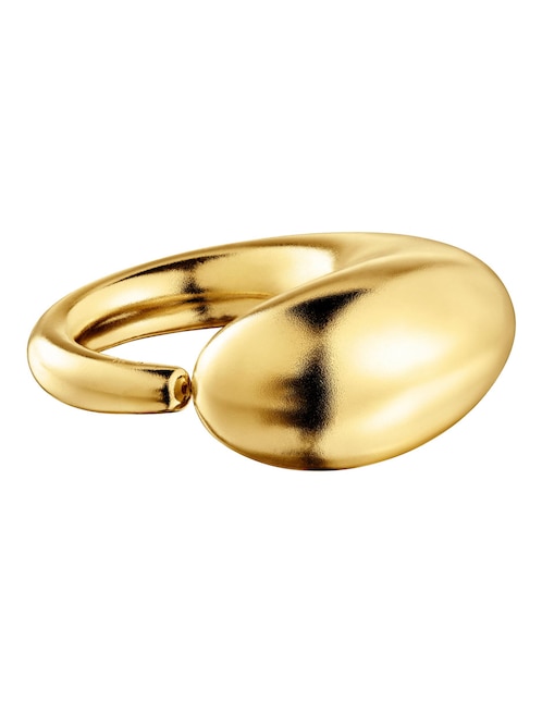 Anillo semicircular Tous Balloon P 925 de plata vermeil brillante