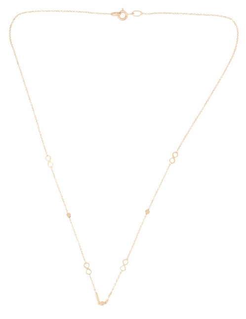 Gargantilla de infinito de oro 14 K 1