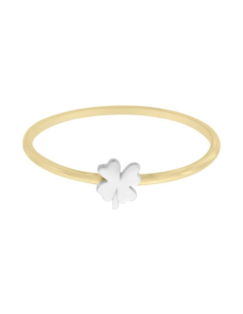 Anillo de trébol Fianelli Trébol de la suerte 14 K de oro