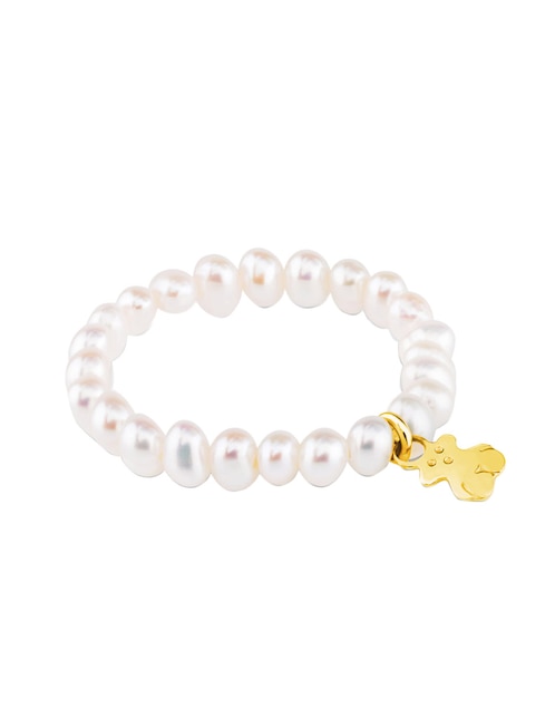Anillo Pearls 18 k de oro amarillo perla brillante 1