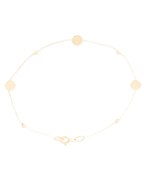 Pulsera de oro 14 K con acabado brillante 1