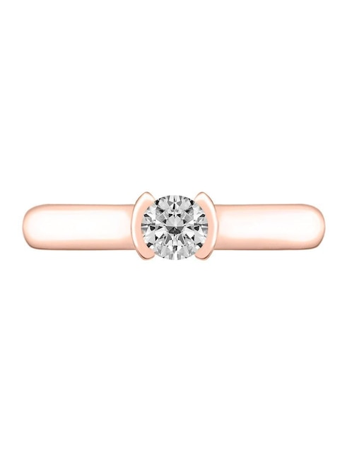 Solitario de oro 14 k Visión diamante 1