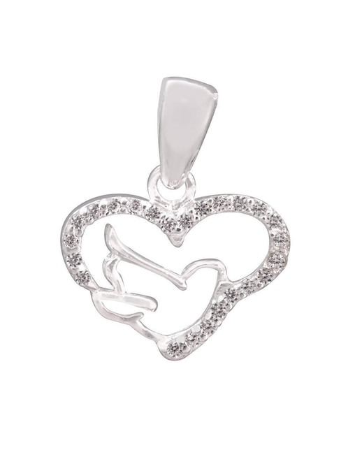 Dije de corazón de plata P 925 1