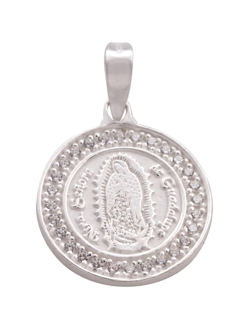 Medalla de virgen de guadalupe de plata P 925
