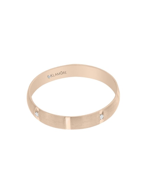Argolla de oro 14 k Lea 1