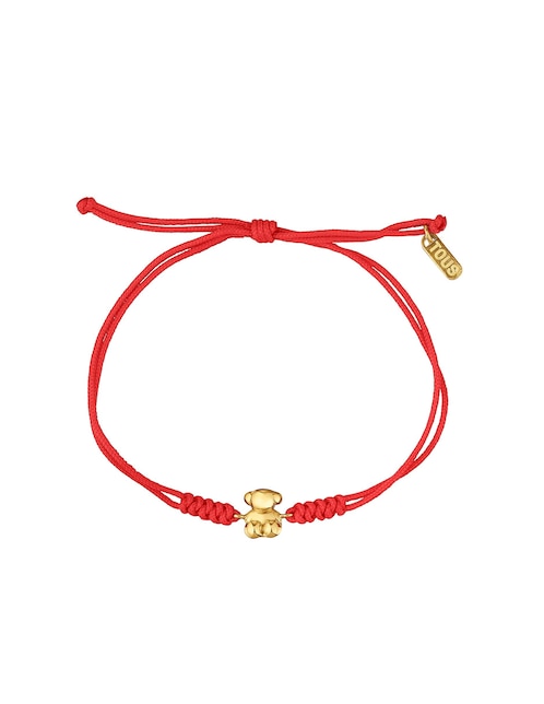 PULSERA TOUS DE NYLON Y ORO DE,ROJO,23 C