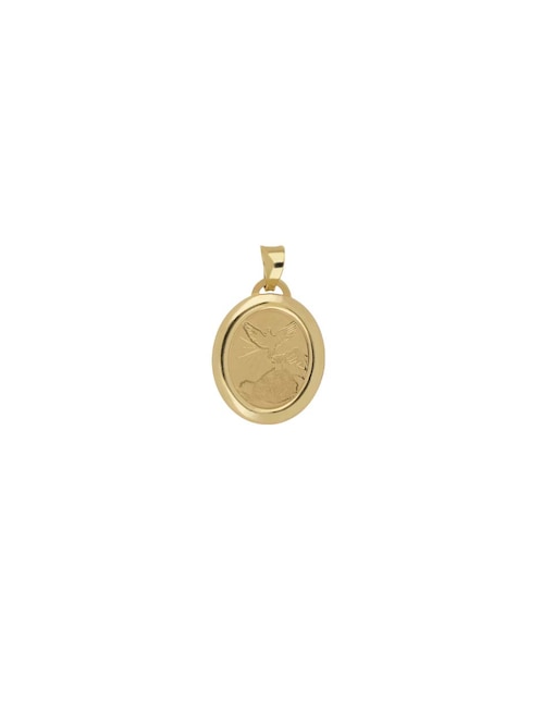 Medalla ovalada Dinasti de oro amarillo 14 k