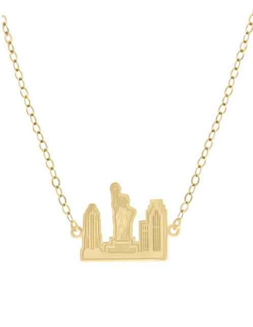 Collar Fianelli de oro 14 K