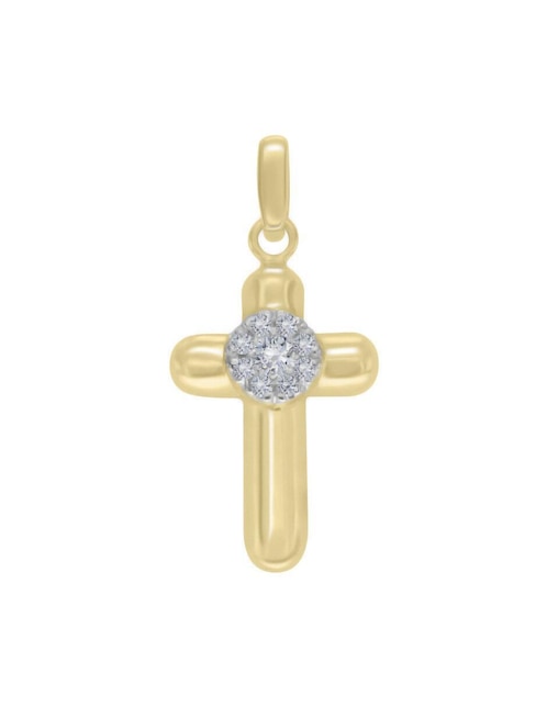 Dije "de" cruz fianelli nydia sin licencia "de" oro 14 k diamante