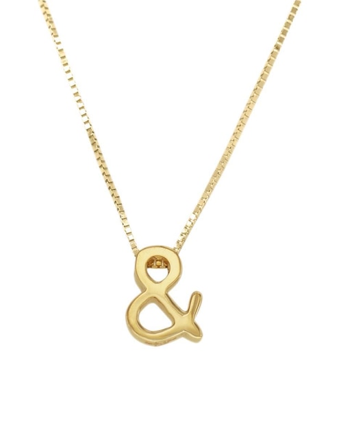 Colgante Y Dije de letras Fianelli ampersand de oro 14 K