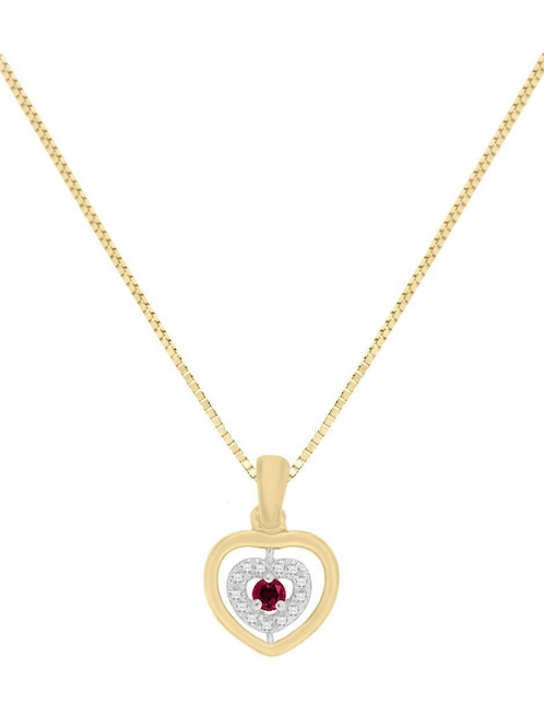Colgante Y Dije de corazón Fascinare amore de oro 14 K