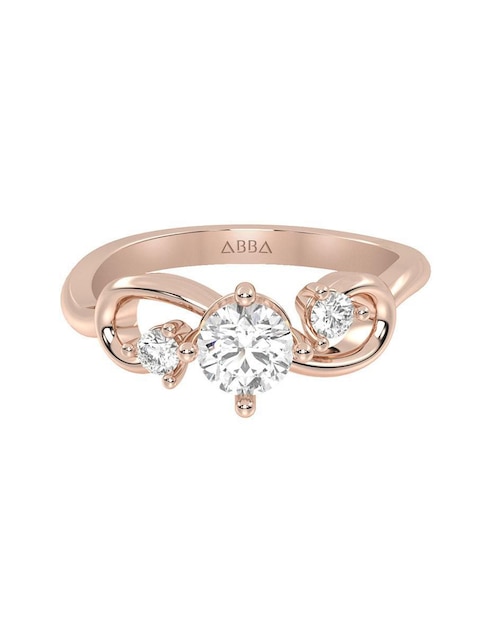 Anillo de compromiso de oro 10 k 1