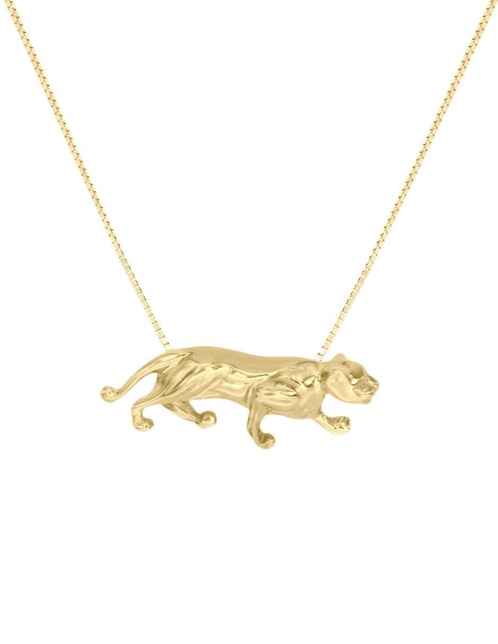Colgante Y Dije de pantera Fianelli de oro amarillo 14 K