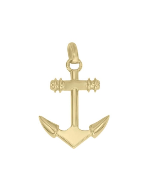 Dije de ancla de oro amarillo 14 K 1