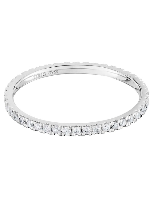 Anillo Les Classiques 18 k de oro blanco diamante pavé 1