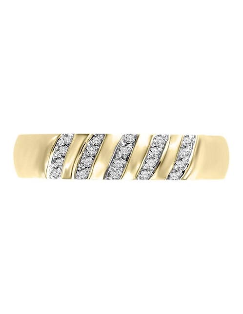 Argolla "de" oro 14 k klamore diamante