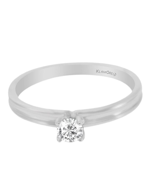 Solitario de oro 14 k Fatme diamante 1