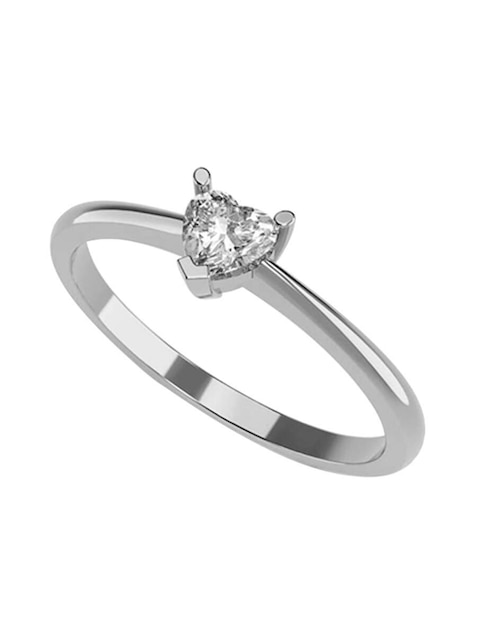 Anillo de compromiso de oro 14 k Amore Mio zirconia