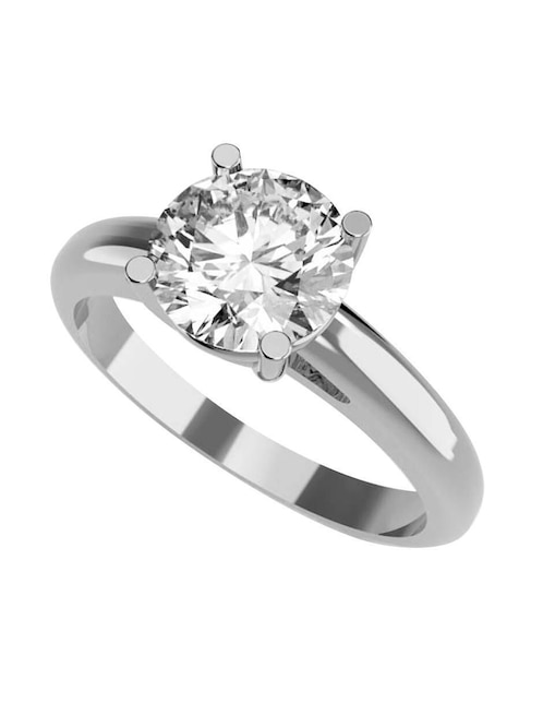 Anillo de compromiso de oro 14 k Amore Mio zirconia