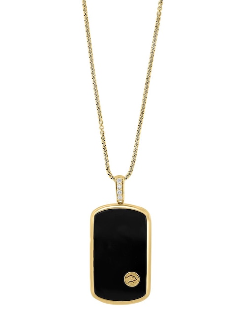 Collar con dije de oro amarillo 14 K 1