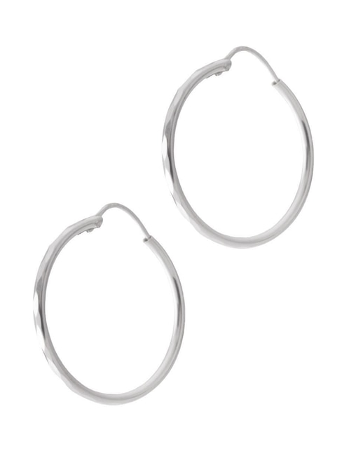Arracadas de plata P 925 con acabado brillante Arracadas de plata P 925 con acabado brillante