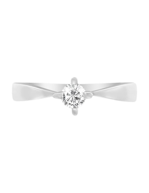 Solitario de oro 14 k Amira diamante 1